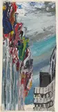 Christopher Lehmpfuhl, Fahnen im Wind, 2000, Öl auf Leinwand