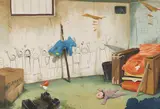 Sebastian Gahntz, "Kinderzimmer 'Tartaros'", 2013, Öl auf Leinwand