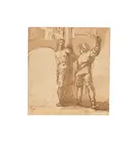 Geißelung Christi by Giovanni Battista Maganza, Feder und Pinsel, laviert auf Papier, sold Nov 2022