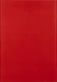 Bernard Aubertin, Monochrome Rouge, 2008, Acryl auf leichtem Karton