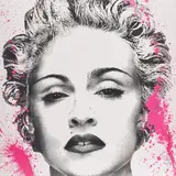 Thierry Guetta, Madonna, 2017, Farbserigrafie auf leichtem Karton