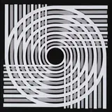 Marcello Morandini, Komposition 682A, 2018, Serigrafie auf Acryl über Baumwollpapier, in Holzrahmen