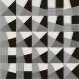 Marcello Morandini, Komposition 679A, 2018, Serigrafie auf Acryl über Serigrafie auf Baumwollpapier. In Holzrahmen