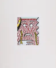 Roy Lichtenstein, Head with Braids, 1980, Farbige Aquatintaradierung auf Bütten