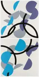 Jan Kubíček, "Aktion mit Kreiselementen und Halbkreisen, II.", 1982-1990, Acryl auf Leinwand