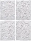 Schrift der Nägel by Günther Uecker, 2007, Serie von 4 Prägedrucken auf handgeschöpftem Bütten. In der originalen Box, sold Oct 2022