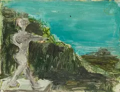 Markus Lüpertz, "Apoll", Öl auf Leinwand