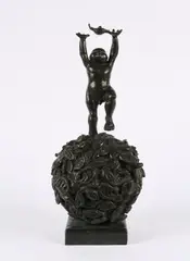 Jörg Immendorff, Ohne Titel (Vogel), 2003, Bronze, dunkelbraun patiniert
