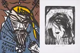 Jonathan Meese, Konvolut von 2 Druckgrafiken
