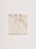 Joseph Beuys, Taucherin (Aus: Zirkulationszeit), 1982, Radierung auf Bütten