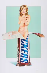 Candy II - Snickers by Mel Ramos, 2004, Farblithografie auf Bütten, sold Oct 2022