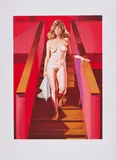 Mel Ramos, Nude Descending Staircase, 2011, Farbserigrafie auf Hahnemühle (Wasserzeichen)