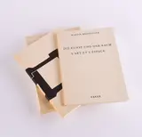 Eduardo Chillida, Martin Heidegger. Die Kunst und der Raum, 1969, Zweibändiges Buch mit 1 Lithografie auf Japan (auf dem Einband) und 7 Litho-Collagen mit Japan auf Velin. Im Schuber
