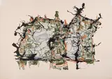 Jean Paul Riopelle, Ohne Titel, Farblithografie auf Bütten