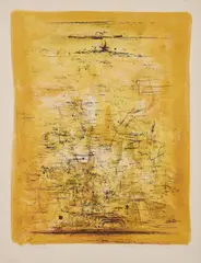 Zao Wou-ki, Vol d'oiseaux, 1954, Farblithografie auf Bütten