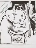 Allen Jones, Rock &amp; Roll, 1987, Lithografie auf Velin