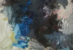 Heinz Kreutz, "Dunkelkräfte", 1959, Öl auf Leinwand