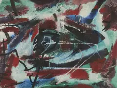Fred Thieler, 0-14 / 53, 1953, Öl auf Leinwand