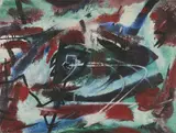 Fred Thieler, 0-14 / 53, 1953, Öl auf Leinwand