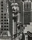 Andreas Feininger, Nassau Street, New York, 1950, 1950, Gelatinesilberabzug