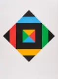 Max Bill, Aus: Hommage à Picasso, 1972, Farbserigrafie auf Velin