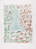André Masson, Hommage à Picasso, 1974, Farbaquatinta auf Velin