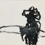 Hermann Rudorf, Studie zu van Gogh, 1996, Öl auf Leinwand