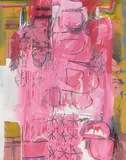 Joe Stefanelli, Arrogant Pink, 1999, Acryl auf Leinwand