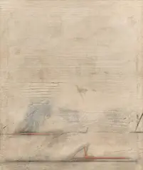 "Blanchade" by Karl Fred Dahmen, 1978, Mischtechnik auf Leinwand, sold Nov 2022