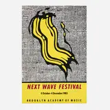 Roy Lichtenstein, Next Wave Festival (Brooklyn Academy of Music poster), offset lithograph in colors on wove paper