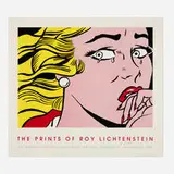 Roy Lichtenstein, Crying Girl exhibition poster for Parrish Art Museum, 1994, offset lithograph in colors