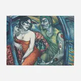 Luis Jiménez, The Rose Tattoo, 1983, lithograph in colors with glitter on Arches