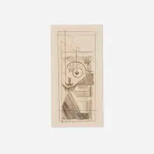 Marcel Duchamp, Coffee Mill (from Du Cubisme), 1947, etching