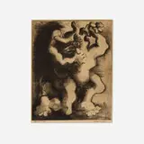 Jacques Lipchitz, Theseus and the Minotaur, 1945, etching and aquatint
