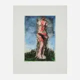 Jim Dine, The Albertina Venus, 1989, soft-ground etching and aquatint in colors on Zerkall White paper