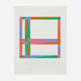 Max Bill, Untitled, 1972, screenprint in colors