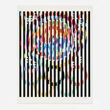 Message of Peace by Yaacov Agam, 1988, screenprint in colors, sold May 2024