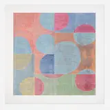 Charles Arnoldi, Untitled, 2020, woodcut in colors