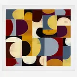 Charles Arnoldi, Untitled, 2019, woodcut in colors
