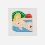 Tom Wesselmann, Shiny Nude (from the Rubber Stamp portfolio), 1976-77, rubber stamp on Kromekote paper