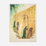 Le mur des lamentations (Wailing Wall) by Salvador Dalí, 1978, lithograph in colors with embossing on Arches, sold May 2024