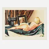Mel Ramos, Rokeby Venus (Velázquez Version), 1981, lithograph in colors