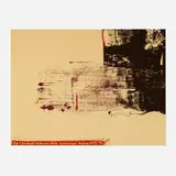 Helen Frankenthaler, Untitled (Cleveland Orchestra), 1978, screenprint in colors on Arches