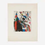Joan Miró, L’Oiseleur et sa compagne, 1981, etching and aquatint in colors on Arches