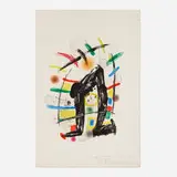 Malabarista by Joan Miró, 1980, lithograph in colors, sold May 2024