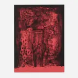 Affiche Avant Lettre (from the Mujeres portfolio) by Rufino Tamayo, 1969, lithograph in colors, sold May 2024