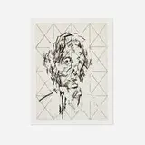 Frank Auerbach, Ruth, 2006, etching and aquatint with engraving on Somerset