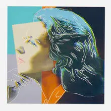 Andy Warhol, Ingrid Bergman: Herself, 1983, screenprint in colors on Lenox Museum Board