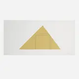Robert Mangold, Untitled (from A Book of Silk Screenprints - Multiple Panel Paintings portfolio), screenprint in colors on Fabriano Cotton