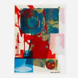 Robert Rauschenberg, Local Quarry One, 1968, offset lithograph in colors